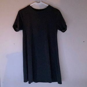 gray tshirt dress